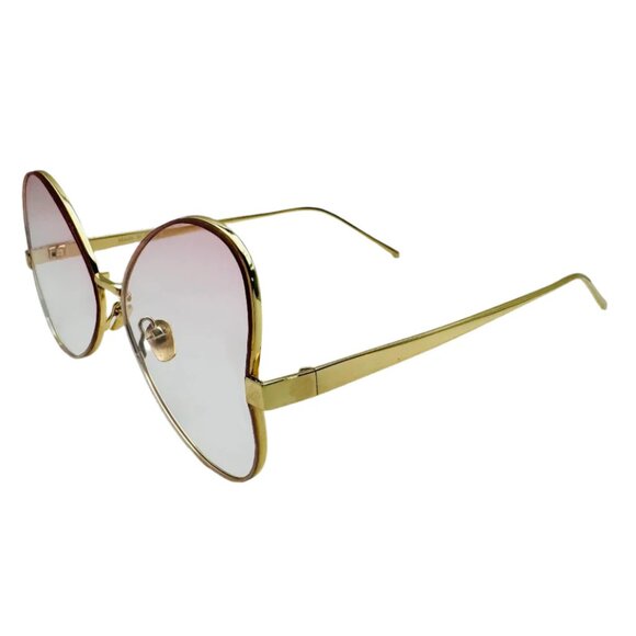 7023 | Light Pink Butterfly Sunglasses - Picture 2 of 5